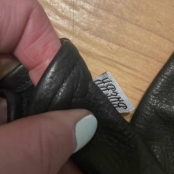 Breaking hearts and burning rubber leather gloves size medium - Picture 5 of 5